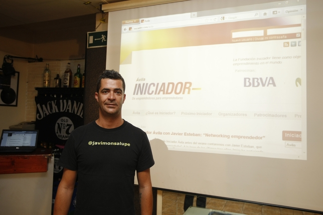Javier Esteban, protagonista del evento de Iniciador Ávila. Antonio Bartolomé