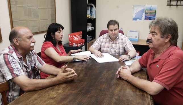 Un momento de la reunión. Manu Reino