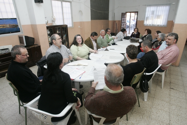 Reunión de la federación el pasado jueves. Manu Reino