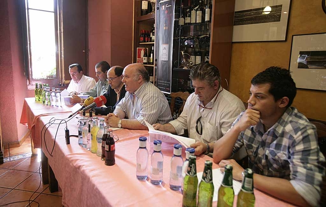 Presentación del programa cultural de los seis de San Segundo. Antonio Bartolomé