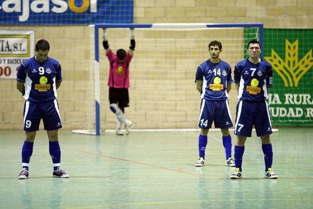 Jugadores del FS Manzanares /Fotos Pablo Lorente