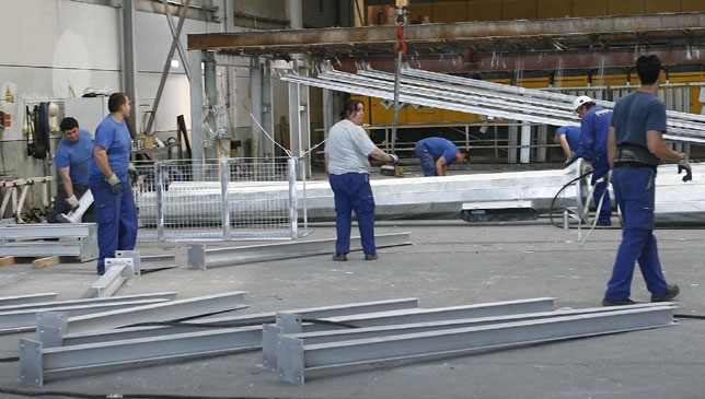 Trabajadores de una empresa de Ciudad Real /Fotos Rueda Villaverde