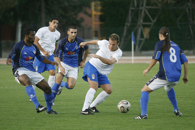 Imagen de un partido entre el Manchego y la UD Puertollano en el verano de 2008 /Fotos Rueda Villaverde