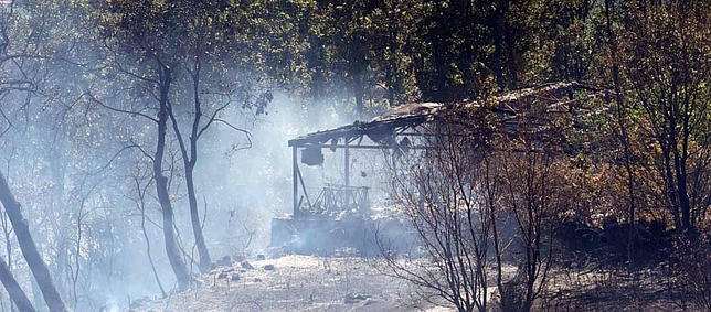 Incendio en Poyales. Fernando Chinarro