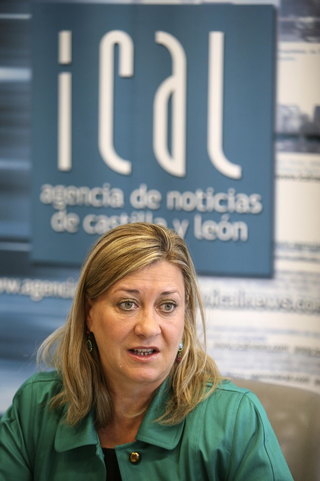 La consejera de Hacienda, Pilar del Olmo, en un momento de los ‘Desayunos Ical’.  Eduardo Margareto (Ical)