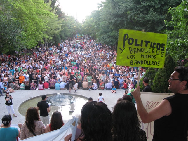 Vista de la manifestación desde La Concha de la Música. Diego Rodríguez