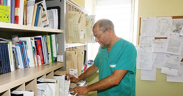  Francisco Igea, ayer en el Hospital Río Carrión. ÓSCAR NAVARRO
