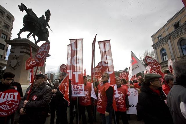 Manifestación contra la reforma laboral