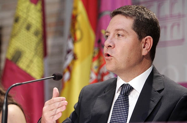 El secretario general del PSOE en la región, Emiliano García-Page. Víctor Ballesteros
