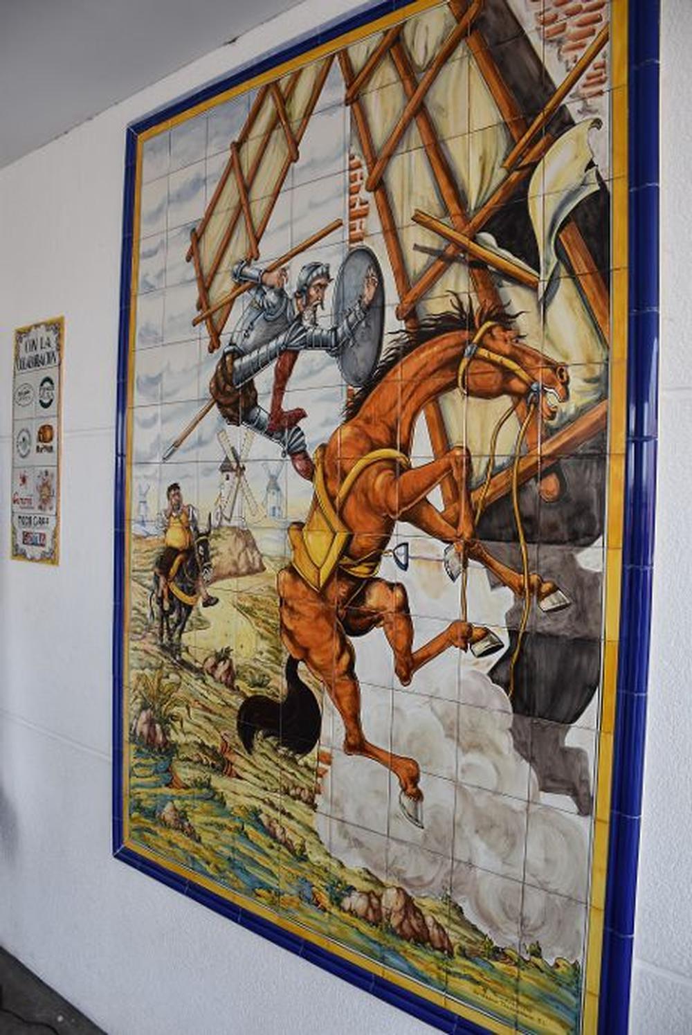 El Mural De Don Quijote Ya Luce En El IES Puerta Noticias La Tribuna