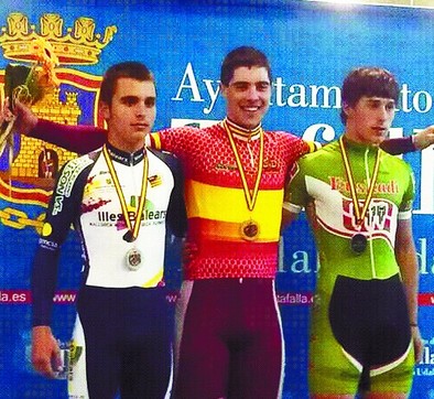 El burgalés Aitor Ruiz, campeón de España en la prueba de scratch