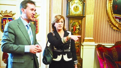 Lacalle:«Estamos en plazo para que la obra de la EDAR acabe en 2015»