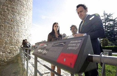 El remozado jardín de Prisciliano estrena la nueva señalización turística
