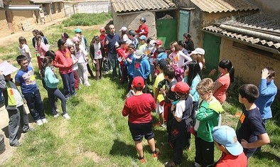 El aula se marcha
al pueblo