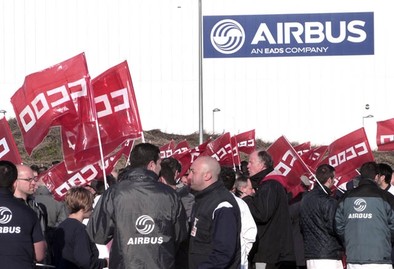 La plantilla de Airbus Illescas, contra el proceso a sindicalistas