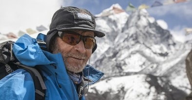 Carlos Soria, a los pies del Kanchenjunga
