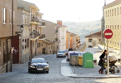La nueva señalización en el barrio de San Esteban comenzará el próximo lunes