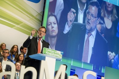 Rajoy apuesta por el empleo y pide a los andaluces que voten a Moreno