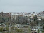 Valladolid amanece blanco en Viernes Santo