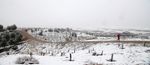 Nevada el día de Viernes Santo en Valladolid