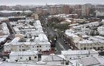 Nevada el día de Viernes Santo en Valladolid