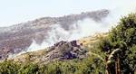 Incendio que comenzó en Solana de Ávila.