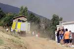 Incendio originado este sábado en Solana de Ávila.