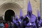 Procesión de La Soledad del Sábado Santo.