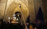 La prócesión de Medinaceli recorrió el casco antiguo de la capital.