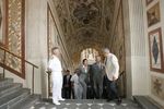 El Ministro de Defensa junto a María Dolores Cospedal, visitan el Archivo de la Marina en Viso del Marqués
