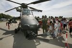 Jornada de puertas abiertas en la base de helicópteros de Almagro