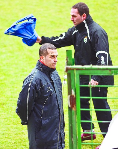 Tomé está molesto por lo que él entiende son filtraciones del club. DB/Jesús J. Matías
