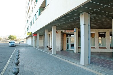 Bar del Rocódromo de Palencia, situado en la calle Francisco Vighi, donde se ha producido una agresión con arma blanca de un varón de 43 años a su pareja de 30. Sara Muniosguren (ICAL)
