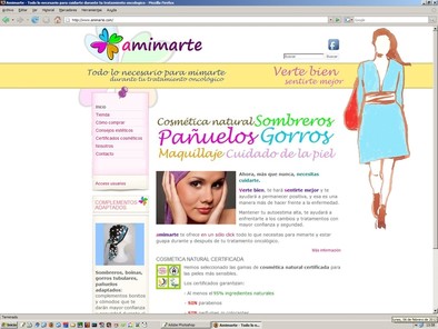 Portada de la web www.animarte.com 