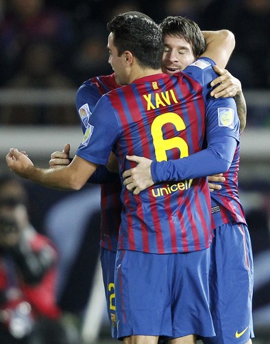 Xavi se ha convertido en el centro de todas las miradas.