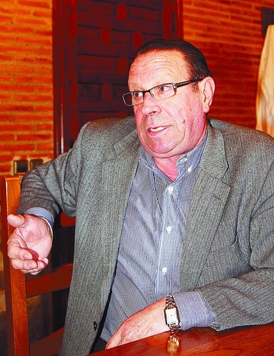 Pedro García madura la decisión de optar a la presidencia de la Arandina. Julio Calvo