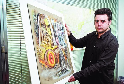 Burgos. Gerardo Moreno, ilustrador de la portada de Christofer Lee, cuyo uso de forma indebida deberá ser objeto de indemnización.¶ Alberto Rodrigo