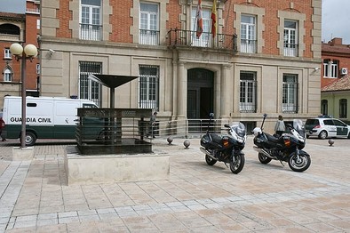Imagen de archivo del Palacio de Justicia de Palencia.  CÉSAR MANSO