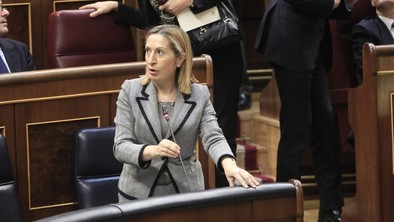 Ana Pastor, ayer, en el Pleno del Congreso. E. Press