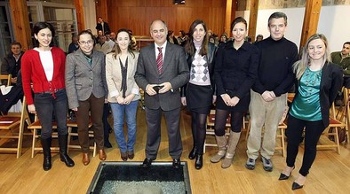 Presentación de los trabajos premiados en el certamen, 