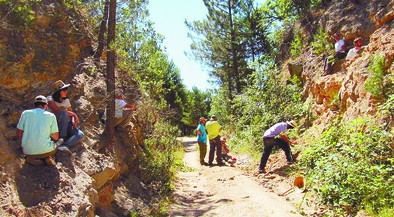 La bautizada como trinchera rabanera durante las excavaciones llevadas a cabo el verano pasado. Cas