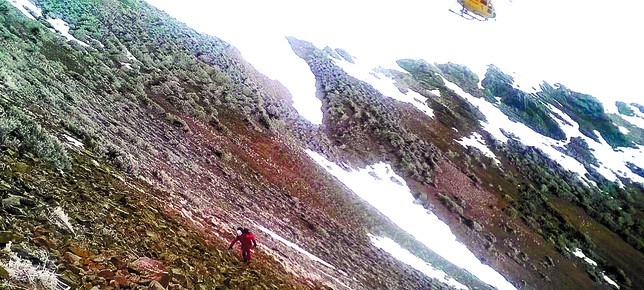 Herido grave un montañero de 41 años por una caída en el Pico Mencilla 