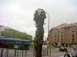 Me temo que si esto es labor de los jardineros de ávila, hay alguno con complejo de aizkolari. Qué barbaridad. Creo que es mejor que se dedique a otra cosa o que le quiten la motosierra, porque es un peligro en sus manos. 