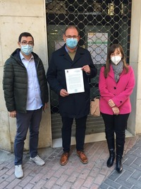 Longinos Marí, Javier Sánchez Roselló y Tania Andicoberry.