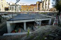 Obras del triple paso de Panaderos