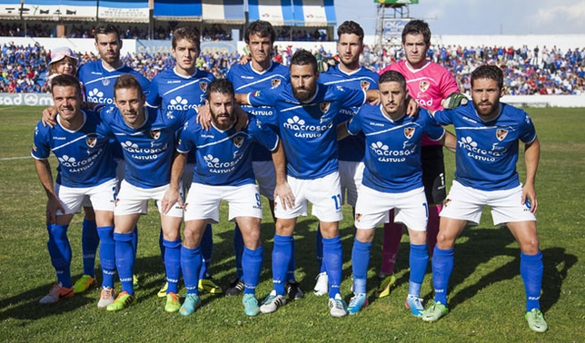 Once inicial del Linares en un partido de esta campaña
