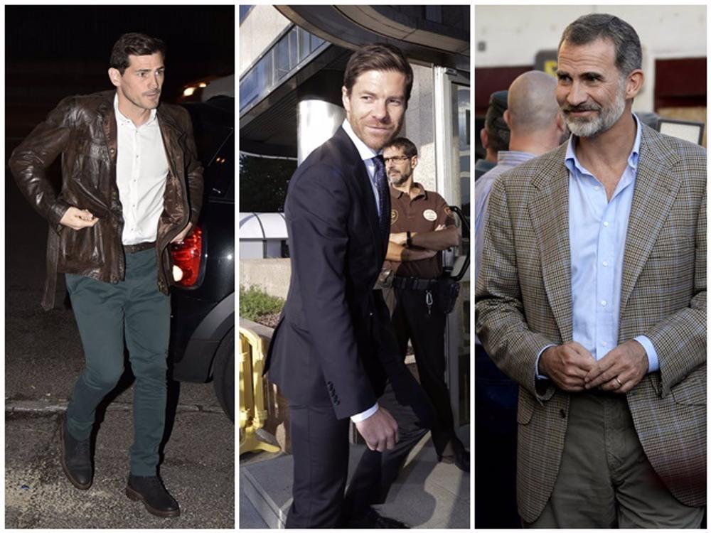 Casillas, Xabi Alonso y Felipe VI, los papás mejor vestidos