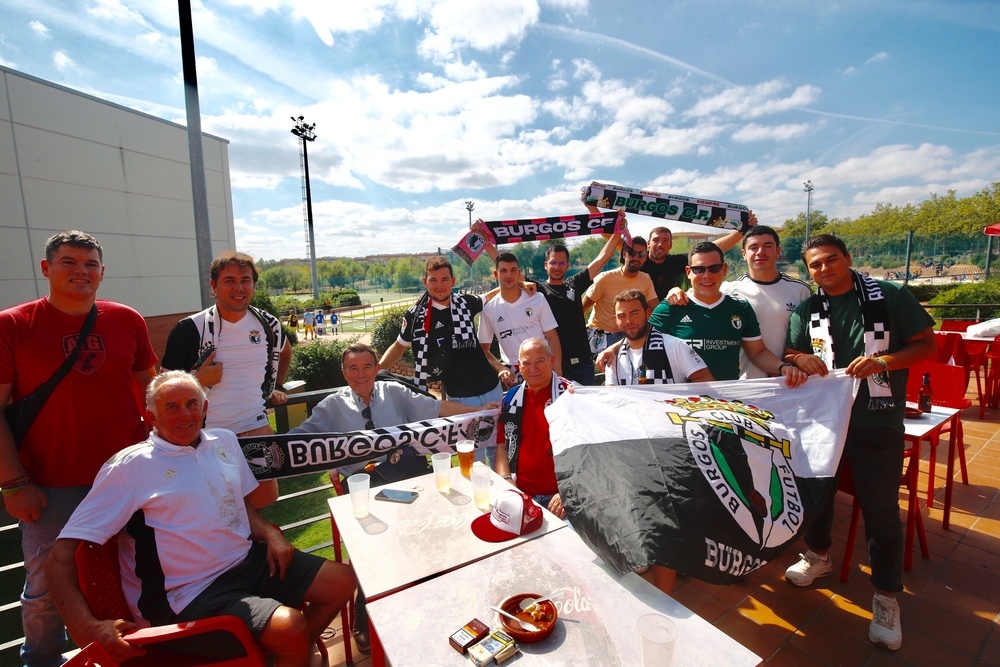 La afición del Burgos ya se deja sentir en Leganés