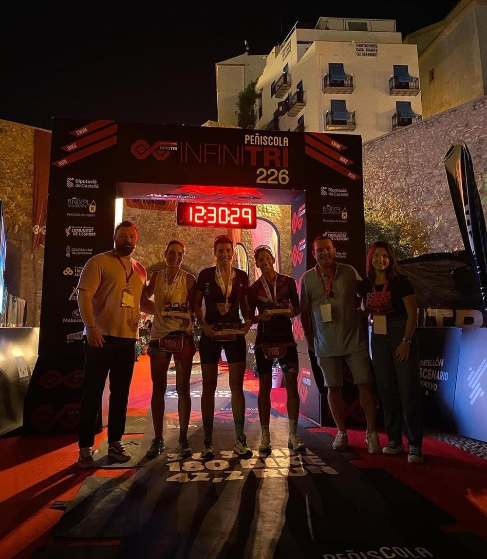 Victoria épica de María Jesús Díaz en el Ironman de Peñíscola
