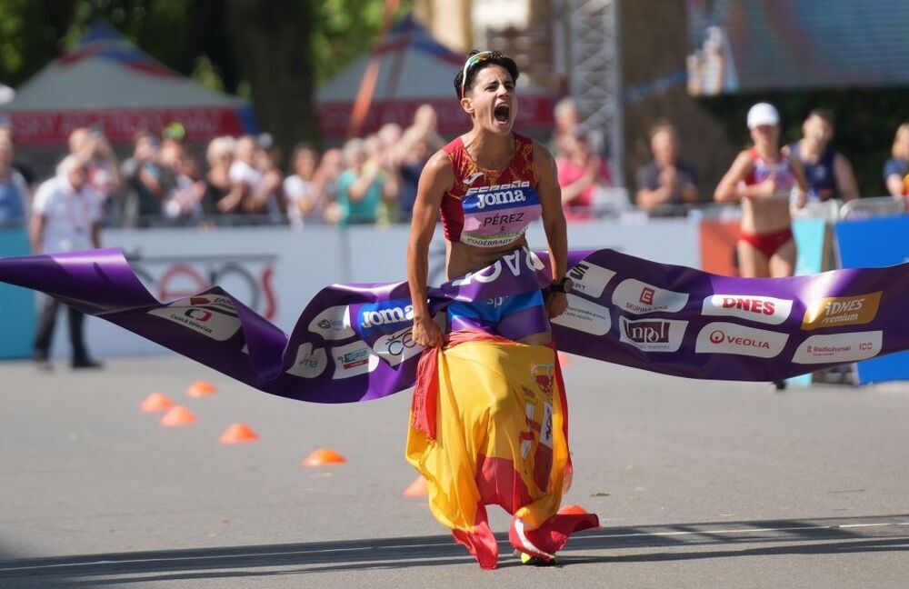 Spanien, Doppel-Europameister im 35-km-Gehen –